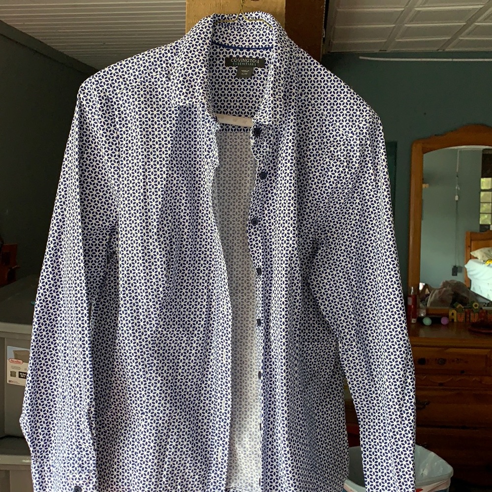 Blue Button Down